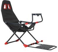 Racing Simulator Cockpit con sedile ergonomico pieghevole e telaio di supporto per ruota, compatibile con console di gioco e PC