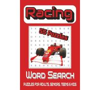 Racing word search: 55 Puzzles for Adults, Seniors, Teens & Kids