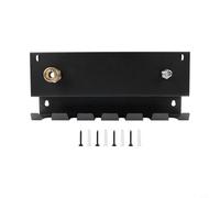 Rack accessori per idropulitrice a parete in acciaio inossidabile con 7 ugelli e porta bottiglie spray per punte di bacchetta, spruzzatore di schiuma e strumenti di lavaggio auto, nero