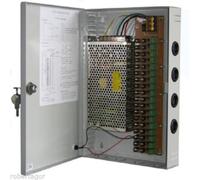 RACK BOX ALIMENTATORE STABILIZZATO 18 USCITE CANALI CENTRALINA TELECAMERA CCTV