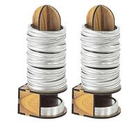 Rack Canning Coperchi - 2 pezzi porta coperchio in legno, contenitore per e anelli, salsa durevole | sottaceti per marmellata di alimenti, organizzazione della cucina della dispensa, desiderio