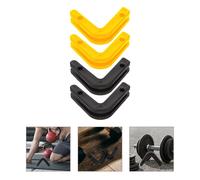 Rack da parete per garage con gancio per bilanciere, 4 pezzi, per uso