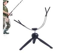 Rack da - Supporto per canna da stabile | Supporto affidabile per supporto per pista pieghevole portatile | Supporto per asta robusta al ghiaccio per una comoda escursione di