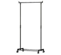 Rack di abbigliamento - appendiabiti robusto con rulli Kłider Rack sui ruoli per le camere da , corridoio | Camera per o lavanderia - supporto per spogliatoio mobile con un sacco di spazio