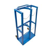 Rack di accumulo di Ossigeno ， Staffa di Montaggio del Cilindro a Gas Portatile - Grande capacità di sfuggire Il Porta Serbatoio Metallico con pulegge - scaffale dell'organizzatore Cilindro a Gas