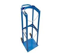 Rack di accumulo di Ossigeno ， Staffa di Montaggio del Cilindro a Gas Portatile - Grande capacità di sfuggire Il Porta Serbatoio Metallico con pulegge - scaffale dell'organizzatore Cilindro a Gas