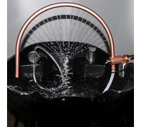 Rack di circolazione dell'acqua Telaio per uscita acqua per terapia dell'acqua, doccia a cascata per terapia dell'acqua, per shampoo da salone, letto per salone