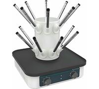Rack di essiccazione da laboratorio, essiccatore a flusso d'aria RT~85℃ per vetreria, intervallo di temporizzazione 0~60 min, velocità del vento in uscita 0,2~2,5 m/s, per l'essiccazione di provette