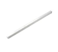 Rack di Spur in acciaio, Cremagliera cilindrica lineare diritta in lega di alluminio Modulo 0,5-2M Dimensioni multiple 500mm(2M 20x25x500mm)