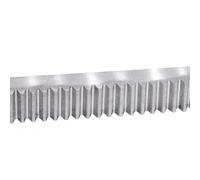 Rack di Spur in acciaio, Cremagliera for ingranaggi cilindrici in acciaio inossidabile Modulo 0,5 M 1 Dimensioni multiple Lunghezza 200 mm(1M 10x12mm)