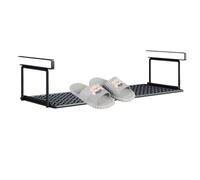 Rack di stoccaggio con cerniera, regolabile sotto un cestello di scaffale, organizzatore allungabile | per scaffale, vassoio inserto armadio, porta cucina