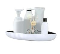 Rack di stoccaggio della doccia Adesivo: mensola doccia adesiva, supporto per l'organizer del bagno | Stoccaggio angolare in polistirolo senza supporto di tracciamento per il lavaggio del carrello