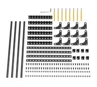 Rack di stoccaggio filamenti per stampante 3D, ripiano organizer per materiali di consumo per montaggio a parete in lega di alluminio per bobina da 200 mm di diametro, adatto per