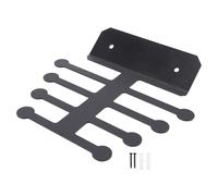 Rack di stoccaggio per palestra, Garage Barra da palestra Rack da parete Rack verticale per montaggio su bilanciere Rack di resistenza Gancio di stoccaggio per fasce Organizzatore