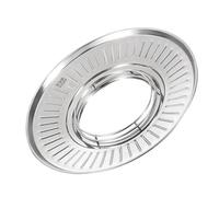 Rack estenuante cibi fritti, griglia di frittura per drenare l'olio in eccesso, vassoio filtro olio da cucina in acciaio inox, colonia rotondo per la cottura
