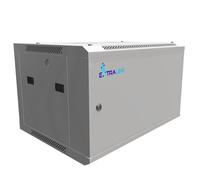 Rack Extralink 6U 600x450 ASP Grigio, Montabile a Muro, Porte Metalliche Piene