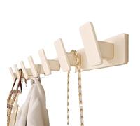 Rack galleggiante Appendiabiti da parete - Ganci for carichi pesanti Gancio appendiabiti con 7 ganci for appendere, Portasciugamani for cappotto/cappello/asciugamano/borsa/chiavi/ingresso moderno