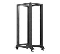 Rack Lanberg OR01-6032-B 32U 600 kg Nero Autonomo con Ruote e Guide Montaggio