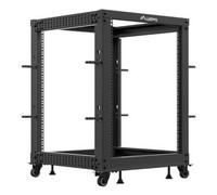 Rack Lanberg OR01-6115-B 15U 600 kg Rieles e Ruote Nero Rack