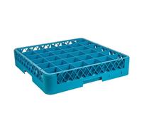 Rack Lavastoviglie a 36 scomparti Bicchieri 50X50X10 Cm Blu Pp