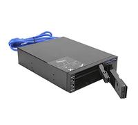 Rack Mobile per Disco Rigido, Custodia per Disco Rigido, con Funzione di Blocco, Lettura Doppio Disco, Doppi Connettori USB, Maggiore capacità, Dischi Rigidi Adatti da 2,5/3,5 Pollici