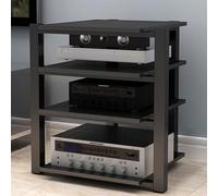 Rack multimediali AV, armadi torre AV, rack audio a 2/3/4 livelli, armadi stereo componenti AV: ideali per uffici, DJ e teatro