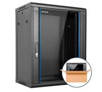 Rack murale 19″ Phasak Pro 15U 600x450 montato - PHO 2115