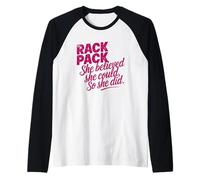 Rack Pack Credeva di poterlo Fare, così ha Fatto Maglia con Maniche Raglan