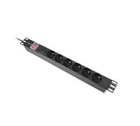 Rack pdu 19 1u 16a 6x 230v PDU-06E-0200-IEC-BK presa elettrica
