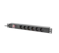 Rack pdu 19 1u 16a 6x PDU-06F-0200-IEC-BK presa elettrica