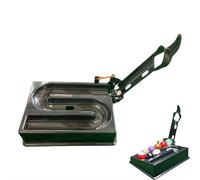 Rack per allenamento biliardo e snooker, macchina manuale per allenamento palline da biliardo, dispenser a punto fisso per palline singole, migliora la precisione e il controllo della stecca, per