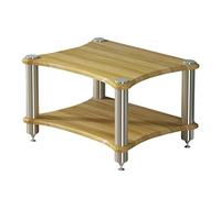 Rack per altoparlanti HiFi a 3 livelli, mobile TV e supporto per amplificatore, contenitore per apparecchiature AV, design moderno, legno resistente, ideale per home theater e sistemi audio