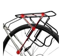 Rack per back, Heavy Duty Rear Rack Basket, Waterproof Rust-Proof Design, 14,25 x 5,79 pollici Anti-Sway Secure Fit, Durevole Touring Carrier, Ideale per lunghi viaggi di distanza