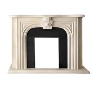 Rack per caminetto Rivestimento for camino decorativo bianco freestanding classico moderno
