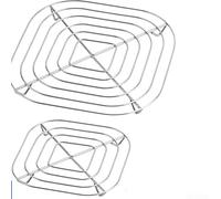 Rack per cottura a vapore in acciaio inossidabile compatibili con modelli di friggitrice ad aria come FN101 e Crispi Pro AS101 per facilitare metodi di cottura più sani (B)