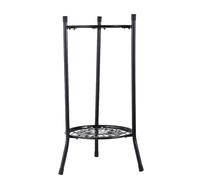 Rack Per Esterni Interni - Stand Da Pianta | Display Alto In Ferro Battuto A 2 Livelli, Supporto In Metallo Pesante Per Vasi Di Fiori, Elegante Organizzatore Di Scaffali Di Piante Per Balcone Patio