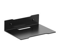 Rack per router in metallo con forte capacità di carico, supporto da parete per decoder, router e console, antigraffio, multimedia da parete per TV Box, scatole via cavo, ricevitore Hi-Fi, lettore DVD