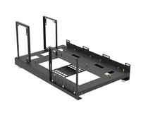 Rack per scheda madre per computer - Colore nero Personalità creativa ATX/M - ATX/ITX Open Chassis | Overclocking verticale riutilizzabile - Telaio aperto in alluminio - Telaio rack, buona abt