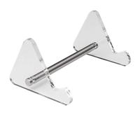 Rack per tastiera acrilica - supporto per il display cancellato, scaffale per tastiera desktop | 9.8x6.3x5.3 pollici torre di archiviazione tastiera a più livelli, supporto per display compatto, spazi