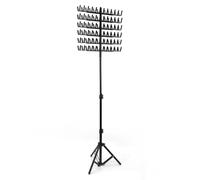 Rack porta extension per capelli - Espositore per organizer per trecce in piedi, di strumenti per lo styling del salone | Scaffale divisorio per stilista professionale da viaggio, portatile, e
