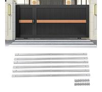 Rack - Rack da 6 x 1 m, attacco a cremagliera universale, cremagliera con ingranaggio per cancello scorrevole, accessori per apriporta, guida dentata spessa 12 mm, accessori per cancello