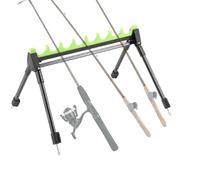 Rack telescopico - Presa da terra a 12 posizioni | Supporto per regolabile per la alla riva | Supporto stabile per acqua salata, fiume, al torrente - accessorio da m