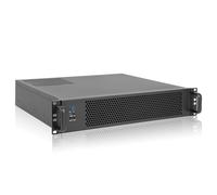 RackChoice MicroATX/Mini-ITX 2U Rackmount Server Chassis max 9x3.5 Bay / USB3.0 con adattatore 2.0 Supporto ATX PSU sia superiore che laterale Profondità di raffreddamento 45 cm