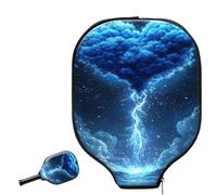 Racket Cover Bag Heart-Shaped Cloud Light-Ning pickleball Paddle Cover | Impermeabile antigraffio pickleball Racket Case Per L'uso Esterno uomini e donne sport