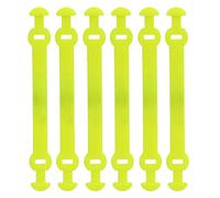 Racket da Tennis Vibrazione smorzatori Shock Silicone Shock Assorber Riduci la Protezione del Gomito per la Pressione della Mano per Gli Sport da Esterno a Tennis 6 PC (Giallo Fluorescente)
