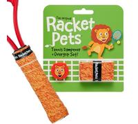 Racket Pets Tennis Racket Grips Ammortizzatore e sovrapresa, Unisex Adulto, Leone
