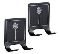 Racket Rack - 2 x Supporto per Racchetta da Tennis Heavy Duty | Supporto per Schermo Verticale per Stoccaggio Pallet, Organizzatore a Parete per Garage, Dormitori