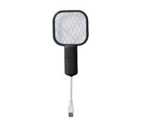 Racket svatter a mosca elettrica, volare svatter elettrico | Racket Zapper a mosca portatile | Trappola sicura con luce a LED attrattiva, lampada a rete a 5 strati per il luogo di lavoro a casa estern
