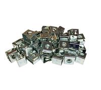 Rackgold zinco 12 - 24 slide-on Cage titanio 50 Pack - usa Made