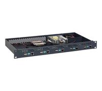 Rackmount.IT RM-PI-T1 kit di fissaggio Nero (for 5 units Raspberry Pi 4)
